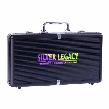 300ct Aluminum Poker Chip Cases - Custom Flying Discs