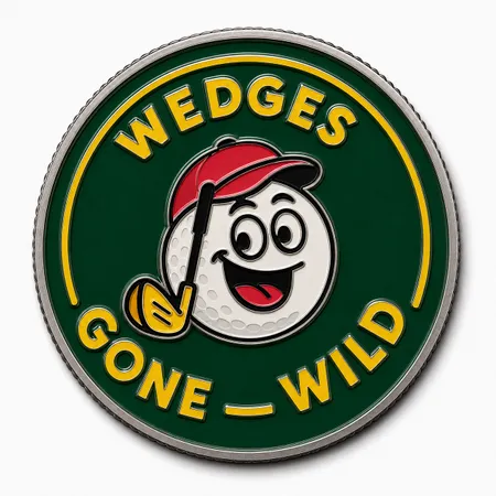 Hard Enamel Golf Ball Markers - Custom Flying Discs