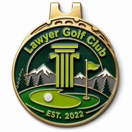 3D Ball Golf Marker with Hat Clips - Custom Flying Discs