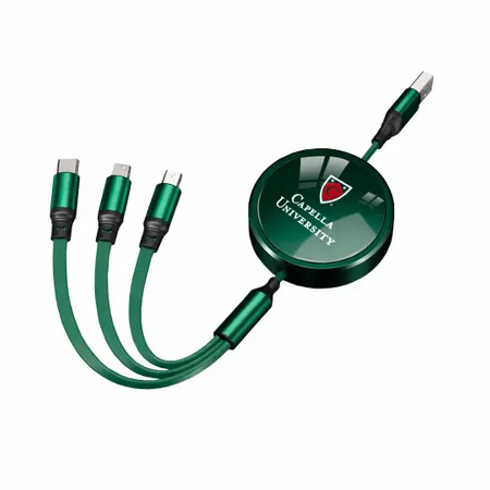 Soft Silicone 3-in-1 Charging Cables - Custom Flying Discs