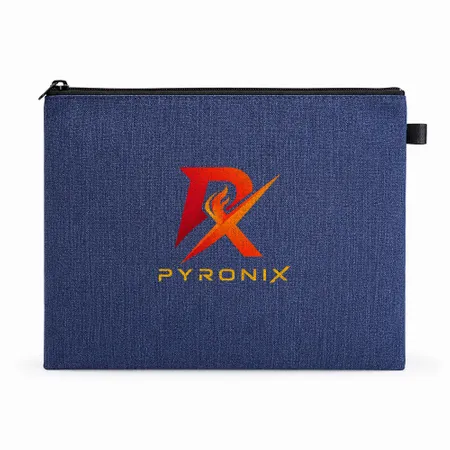 Fabric Zippered Document Bags - Custom Flying Discs