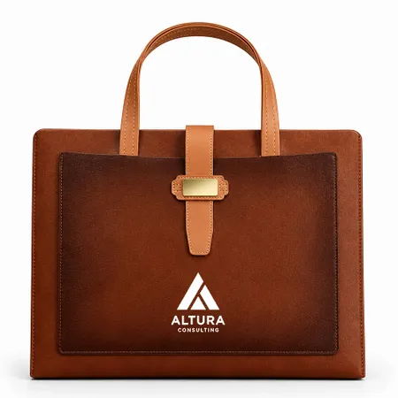 Leather Document Holders with Handle - Custom Flying Discs