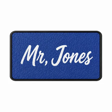 Leather Name Badges - Custom Flying Discs