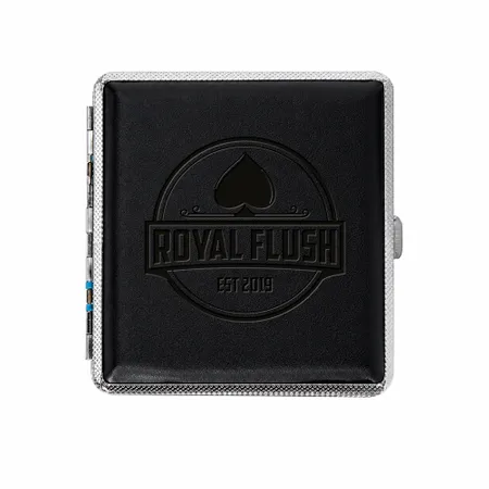 Leather Grain Metal Cigarette Cases - Custom Flying Discs