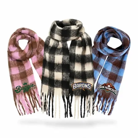 Sleek Polyester Scarves - Custom Flying Discs