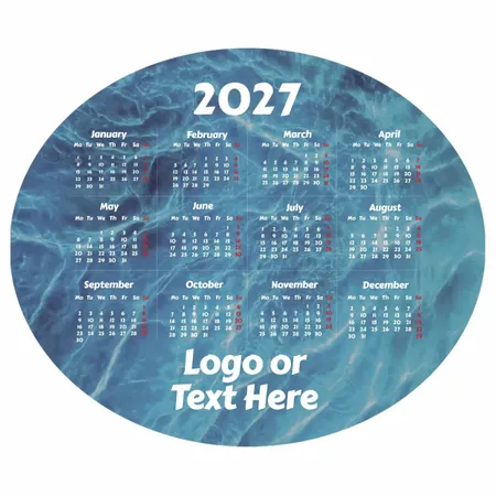 Nautical Calendar Mouse Pad - Custom Flying Discs