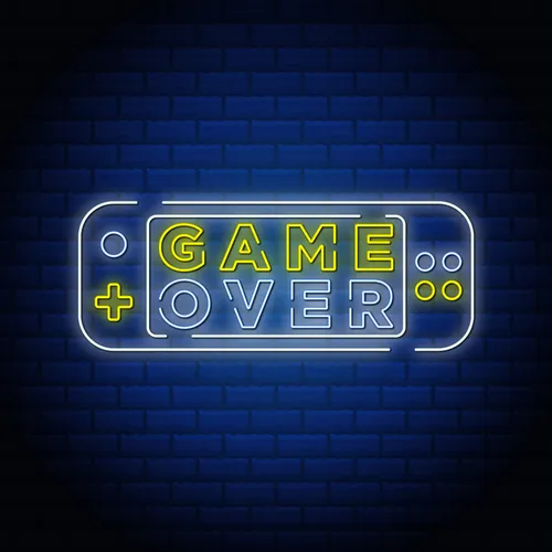 Game Neon Sign - Custom Flying Discs