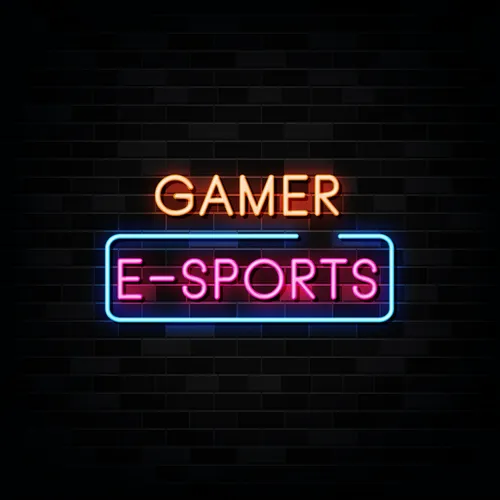 Gamer E-Sport Neon Sign - Custom Flying Discs