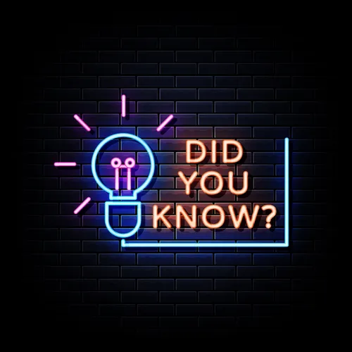 Did You Know Neon Sign - Custom Flying Discs