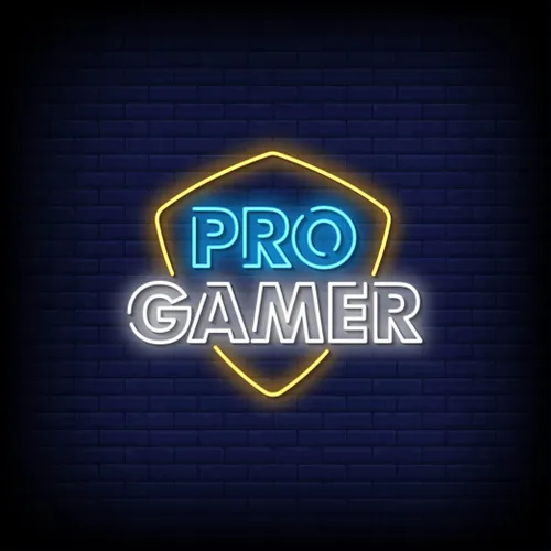 Pro Gamer Neon Sign - Custom Flying Discs