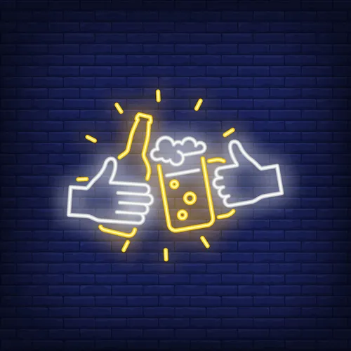 Octoberfest Neon Sign - Custom Flying Discs