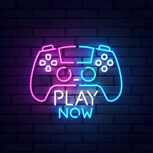 Play Now Neon Sign - Custom Flying Discs