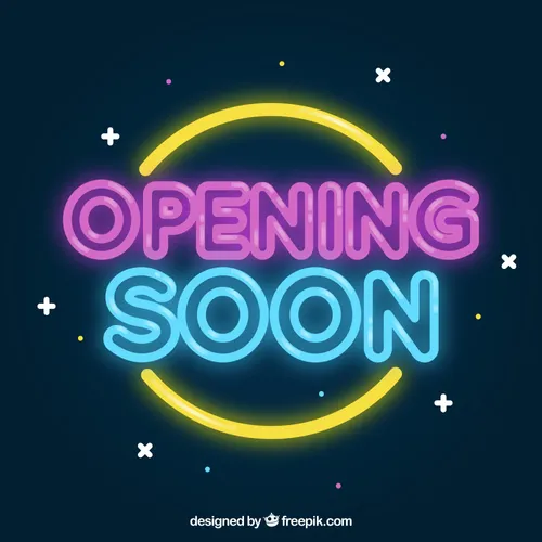 Opening Soon Neon Sign - Custom Flying Discs