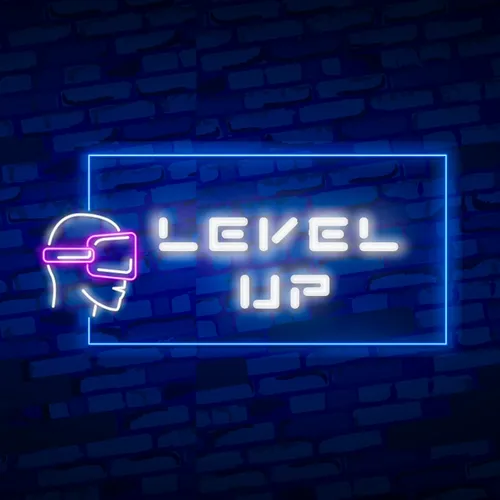 Level Up Neon Sign - Custom Flying Discs