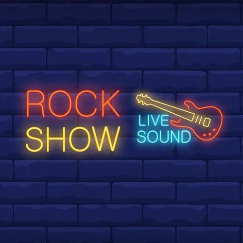 Rock Show Live Sound Neon Sign - Custom Flying Discs