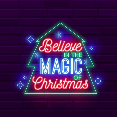 Believe in the Magic of Christmas - Custom Flying Discs