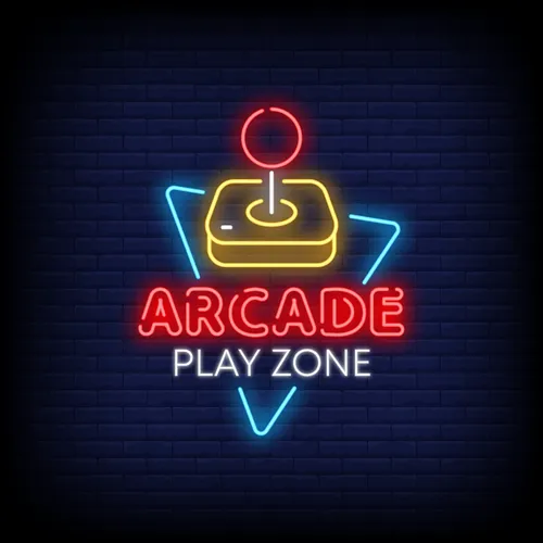 Arcade Play Zone Neon Sign - Custom Flying Discs
