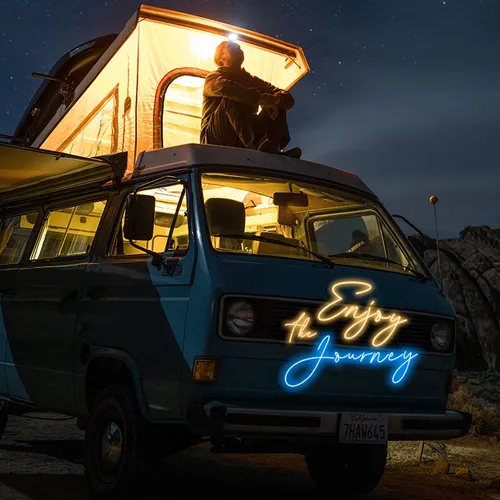 Enjoy the Journey Neon Sign - Custom Flying Discs