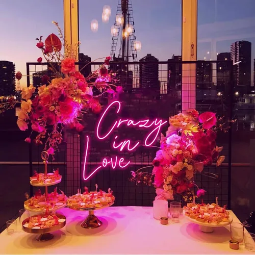 Crazy in Love Neon Sign - Custom Flying Discs