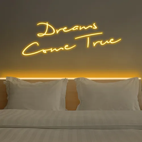Dreams Come True Neon Sign - Custom Flying Discs