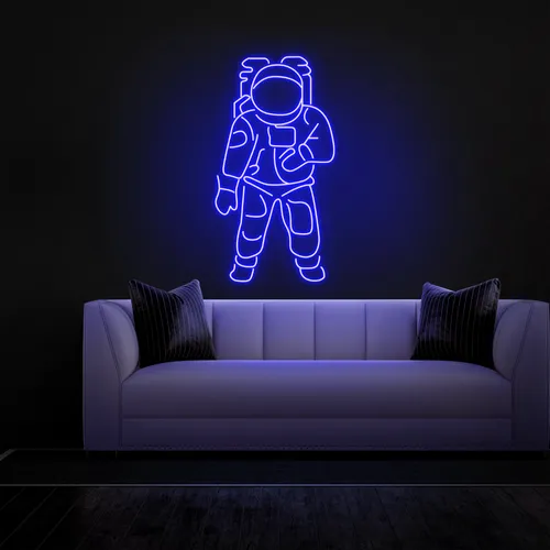 Astronaut Neon Sign - Custom Flying Discs