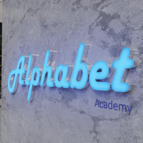 Rimless Frontlit Letters - Custom Flying Discs