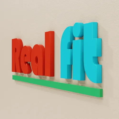 Painted Solid Acrylic Letters - Custom Flying Discs