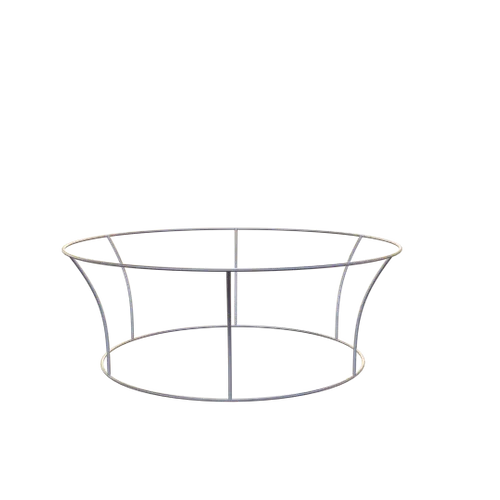 Custom Tapered Circle Personalized Trade Show Hanging Signs - Custom Flying Discs