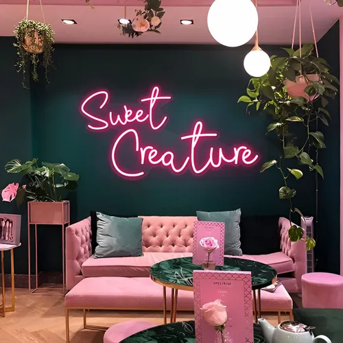 Sweet Creature Neon Sign - Custom Flying Discs