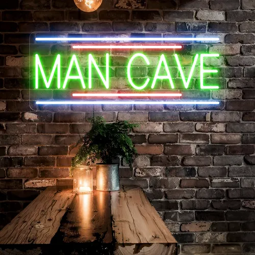 Man Cave Neon Sign - Custom Flying Discs