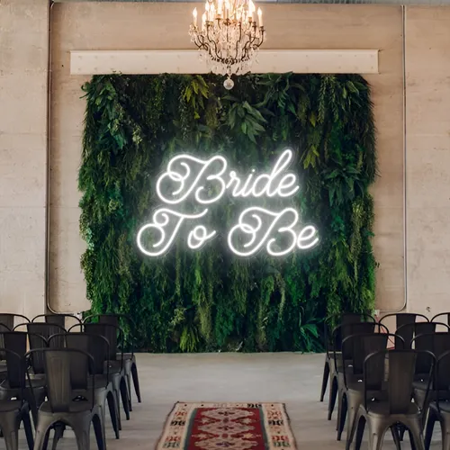 Bride To Be LED Neon Sign - Custom Flying Discs