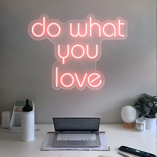 Do What You Love Neon Sign - Custom Flying Discs