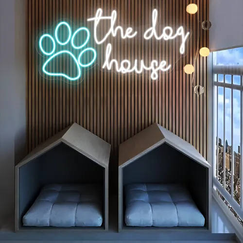 The Dog House Neon Sign - Custom Flying Discs