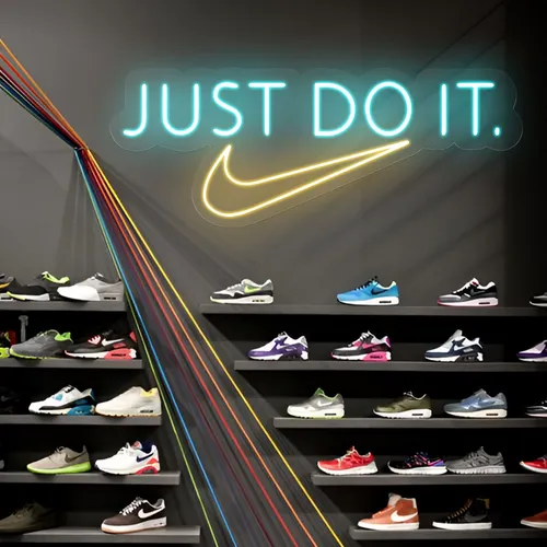 Just Do It Neon Sign - Custom Flying Discs