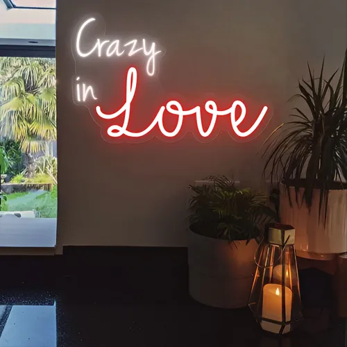 Crazy In Love Neon Sign - Custom Flying Discs