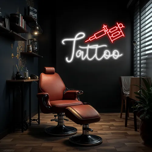 Tattoo Neon Sign - Custom Flying Discs