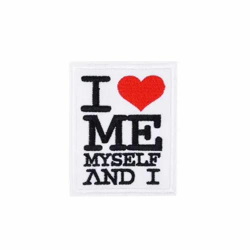 Black and White Me Myself and I Patch - Custom Flying Discs