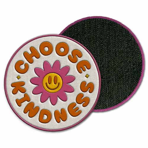 Round Choose Kindness Velcro Patch - Custom Flying Discs
