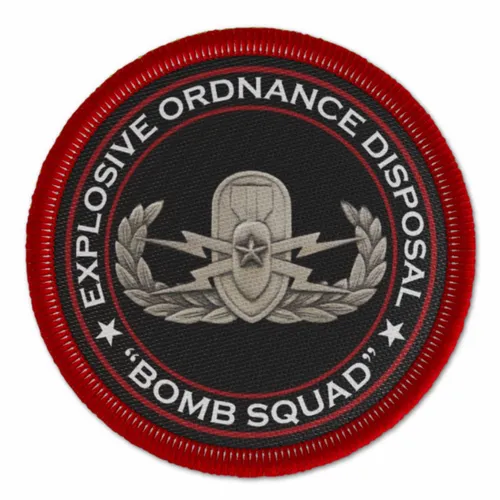 Explosive Ordinance Disposal Military Patch - Custom Flying Discs