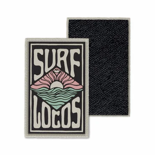 Rectangle Surf Locos Velcro Patch - Custom Flying Discs