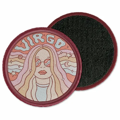 Round Virgo Velcro Patch - Custom Flying Discs
