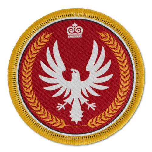 Yello and Red Bird Military Patch - Custom Flying Discs