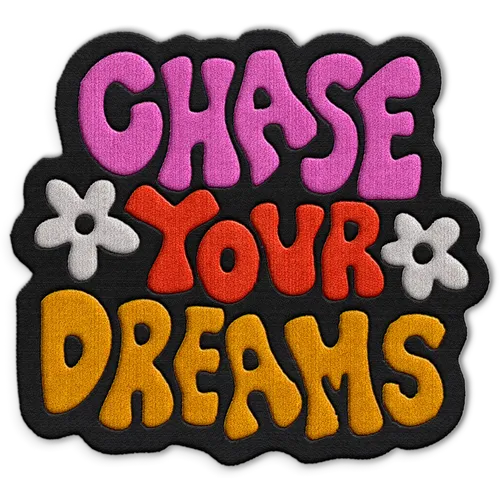 Chase Your Dreams Hat Patch - Custom Flying Discs