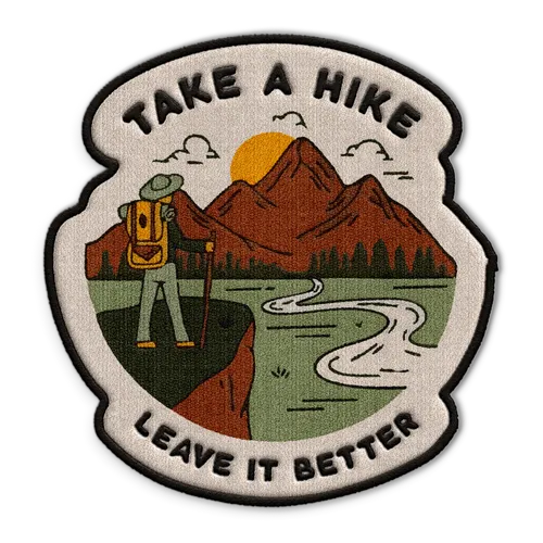 Take A Hike Hat Patch - Custom Flying Discs