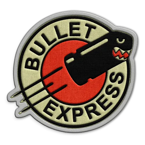 Bullet Express Hat Patch - Custom Flying Discs