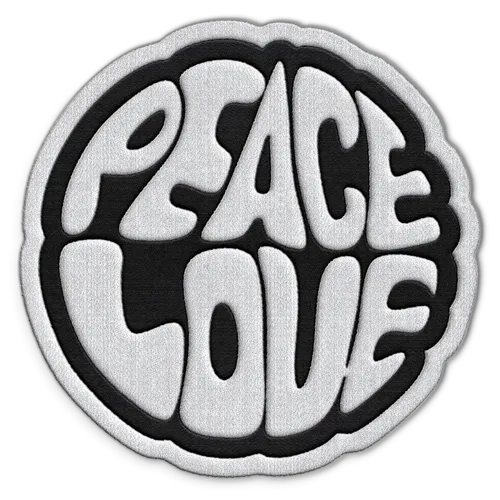 Peace Love Hat Patch - Custom Flying Discs