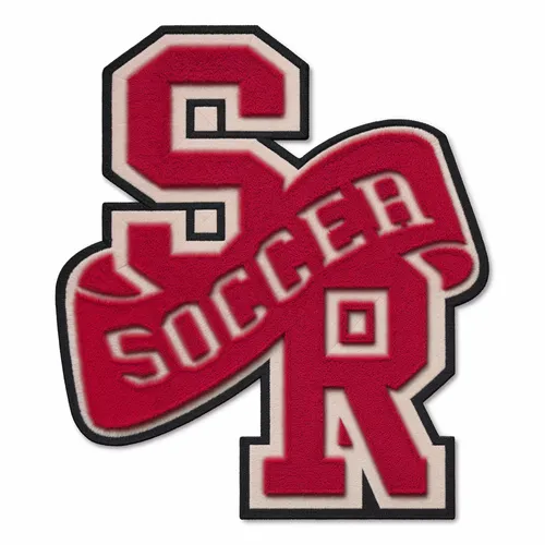 SR Soccer Letterman Jacket Patch - Custom Flying Discs