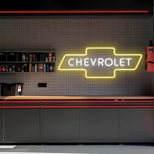 Chevy Neon Signs - Custom Flying Discs