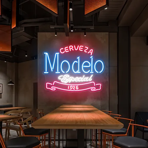 Modelo Neon Signs - Custom Flying Discs