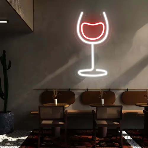 Aura Glass Neon Signs - Custom Flying Discs